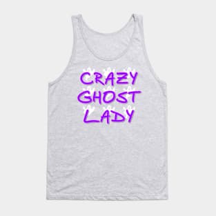 Crazy Ghost Lady Tank Top